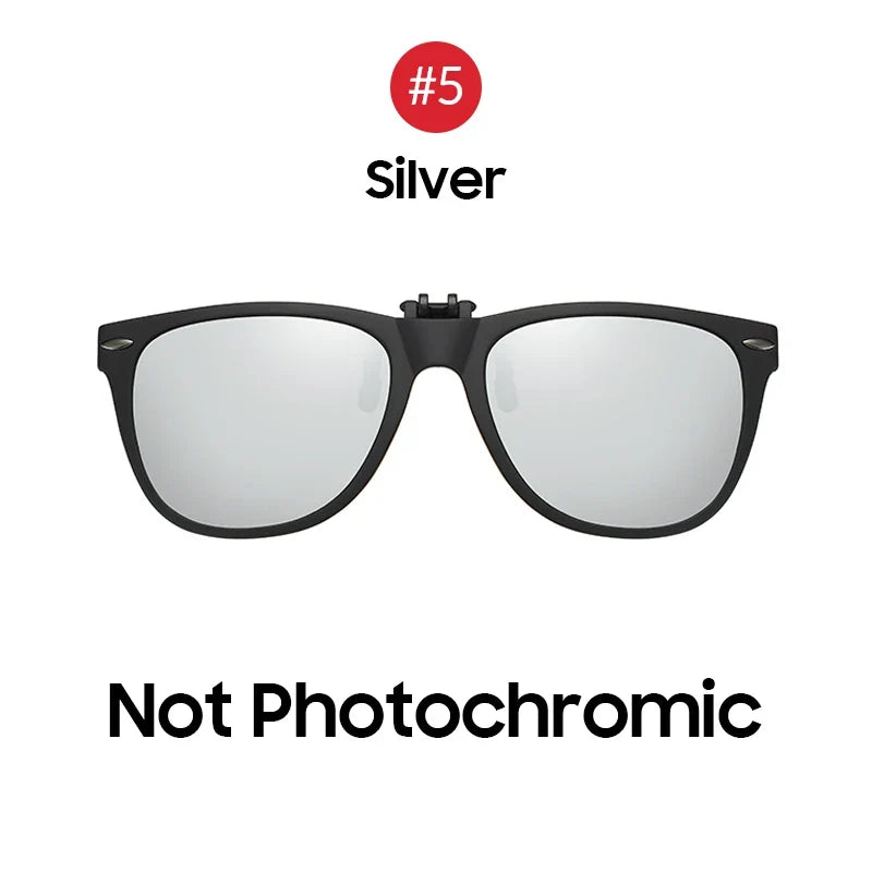 Photochromic Sunglasses Flip-Up Clip-On Polarized Lenses for Driving Summer 2026 Trend Gift Idea