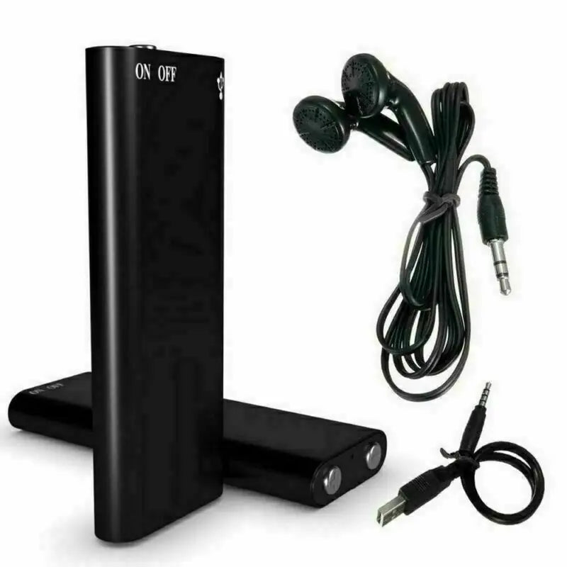 Voice Recorder Ultra Thin Mini Digital Dictaphone Compact