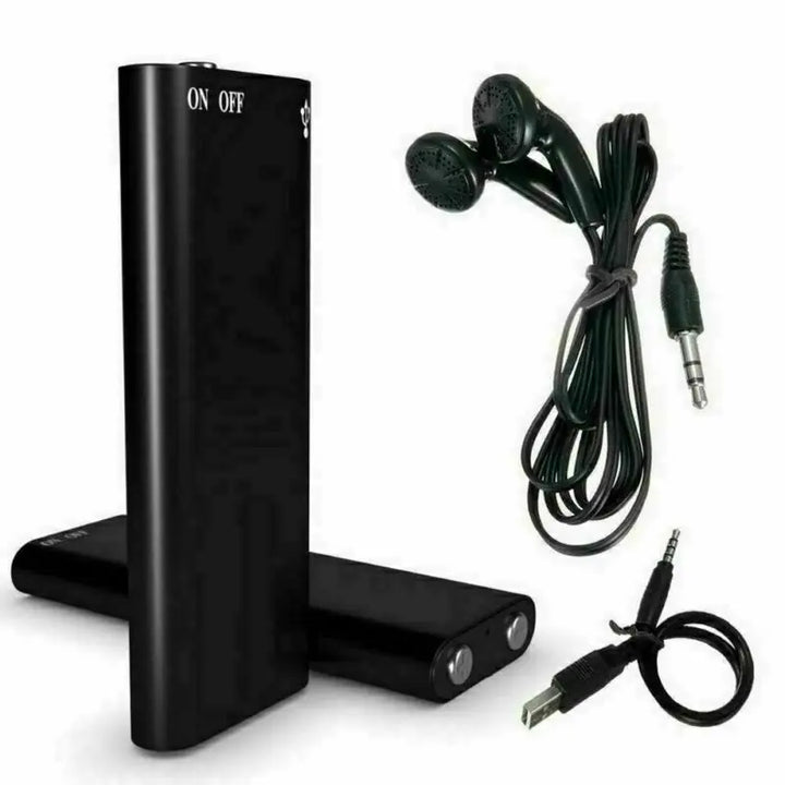 Voice Recorder Ultra Thin Mini Digital Dictaphone Compact