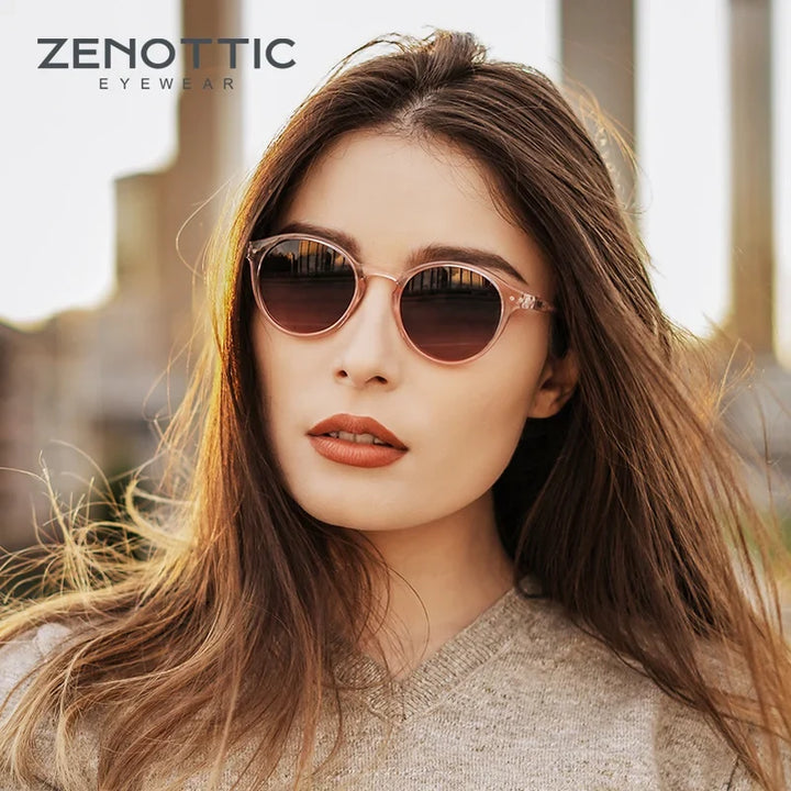 Polarized Sunglasses Round Retro Unisex Eyewear Summer 2026 Trend UV400 Protection