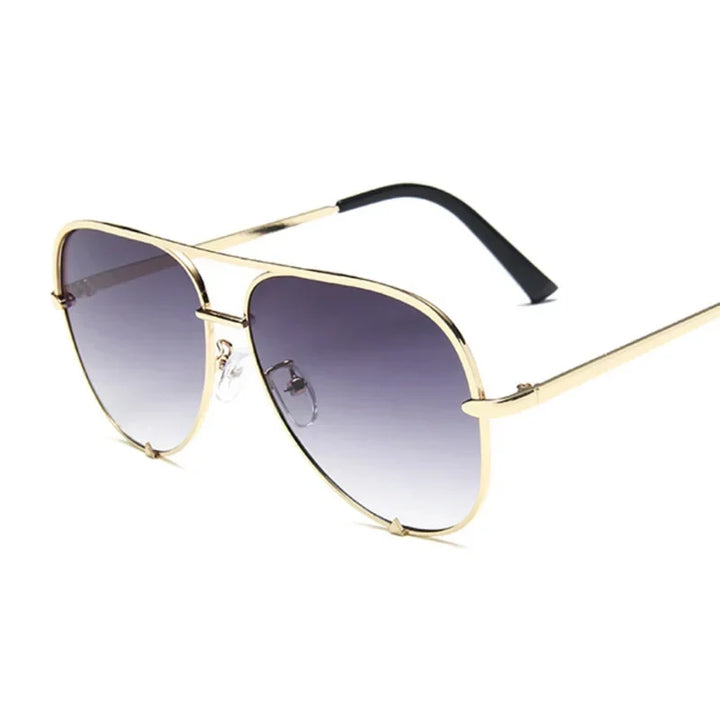 Vintage Aviation Sunglasses for Women - Designer Retro Shades, Gradient Mirror Fashion