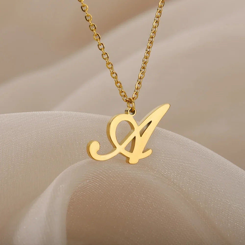 Personalized Gold Initial Necklace - Elegant Minimalist Gift for Women, Weddings &amp; Anniversaries