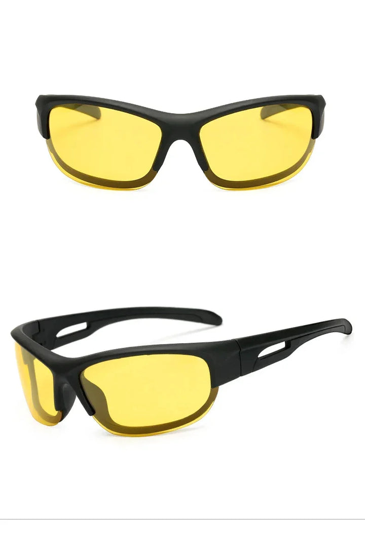 Night Driving Sunglasses Polarized Yellow Lenses Fall 2025 Glare Reduction UV400