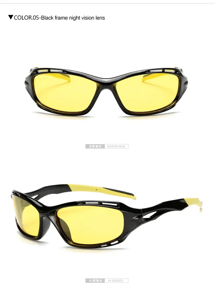 Night Driving Sunglasses Polarized Yellow Lenses Fall 2025 Glare Reduction UV400