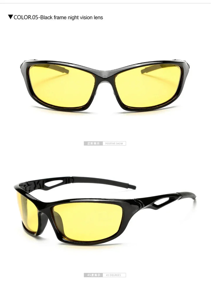 Night Driving Sunglasses Polarized Yellow Lenses Fall 2025 Glare Reduction UV400