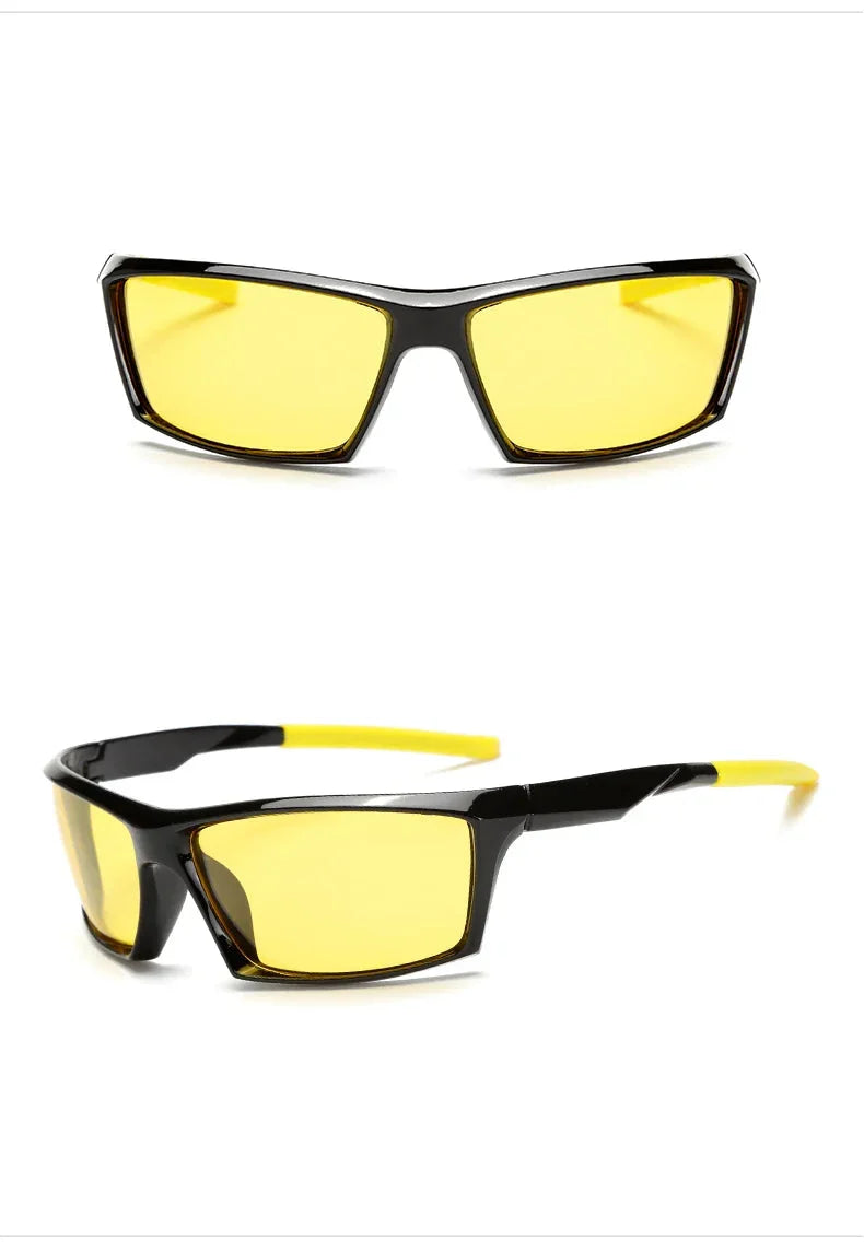 Night Driving Sunglasses Polarized Yellow Lenses Fall 2025 Glare Reduction UV400