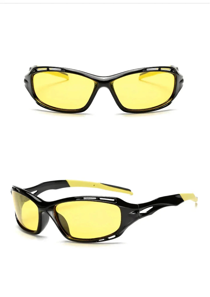 Night Driving Sunglasses Polarized Yellow Lenses Fall 2025 Glare Reduction UV400