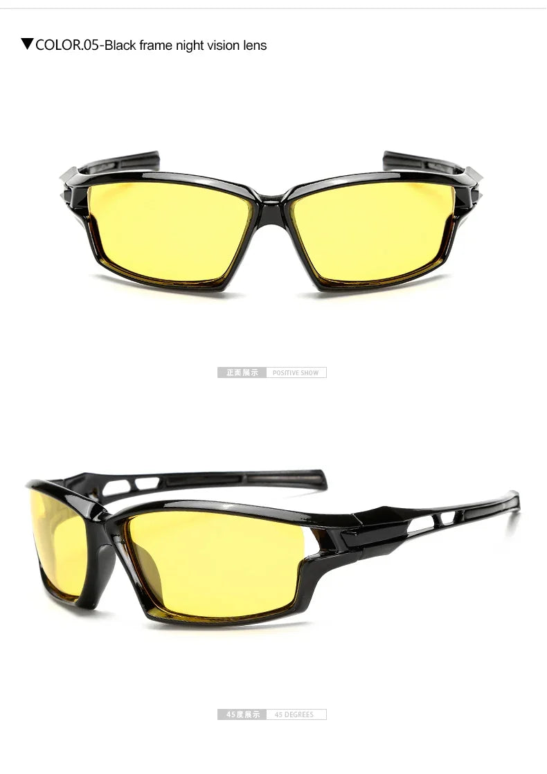 Night Driving Sunglasses Polarized Yellow Lenses Fall 2025 Glare Reduction UV400