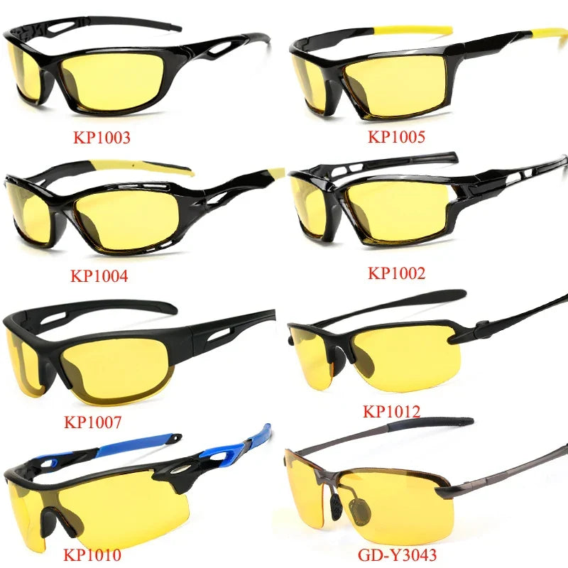Night Driving Sunglasses Polarized Yellow Lenses Fall 2025 Glare Reduction UV400