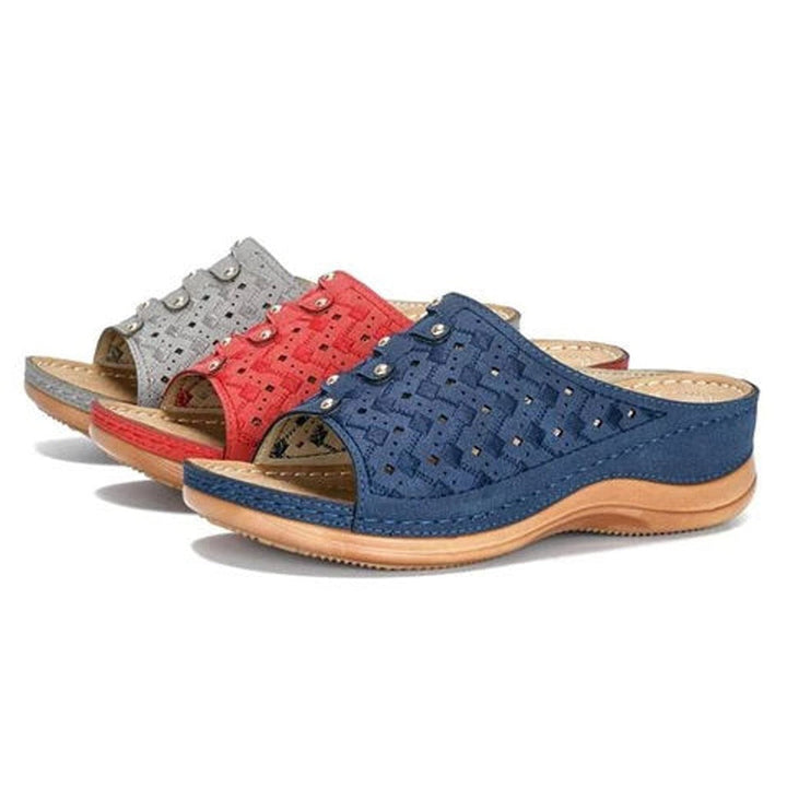 Orthopedic Summer Sandals for Women with Elevated Insole and Breathable Open Toe Design for Ultimate Comfort