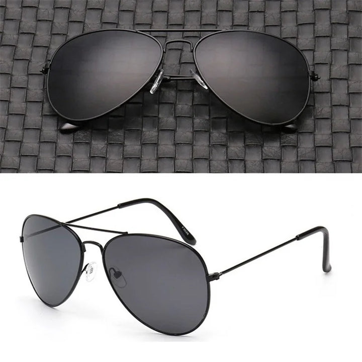 2025 Double Bridge Aviation Sunglasses for Women - UV400 Alloy Frame Mirror Glasses