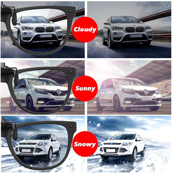 Photochromic Sunglasses Flip-Up Clip-On Polarized Lenses for Driving Summer 2026 Trend Gift Idea