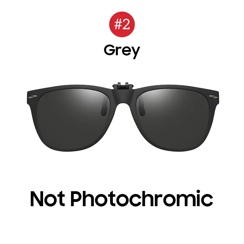 Photochromic Sunglasses Flip-Up Clip-On Polarized Lenses for Driving Summer 2026 Trend Gift Idea