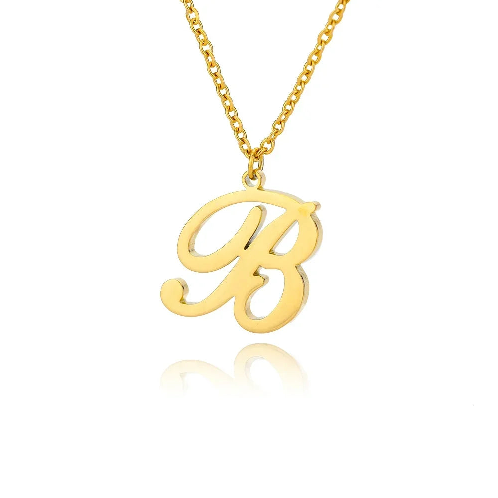 Personalized Gold Initial Necklace - Elegant Minimalist Gift for Women, Weddings &amp; Anniversaries