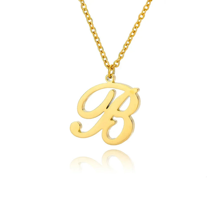 Personalized Gold Initial Necklace - Elegant Minimalist Gift for Women, Weddings &amp; Anniversaries