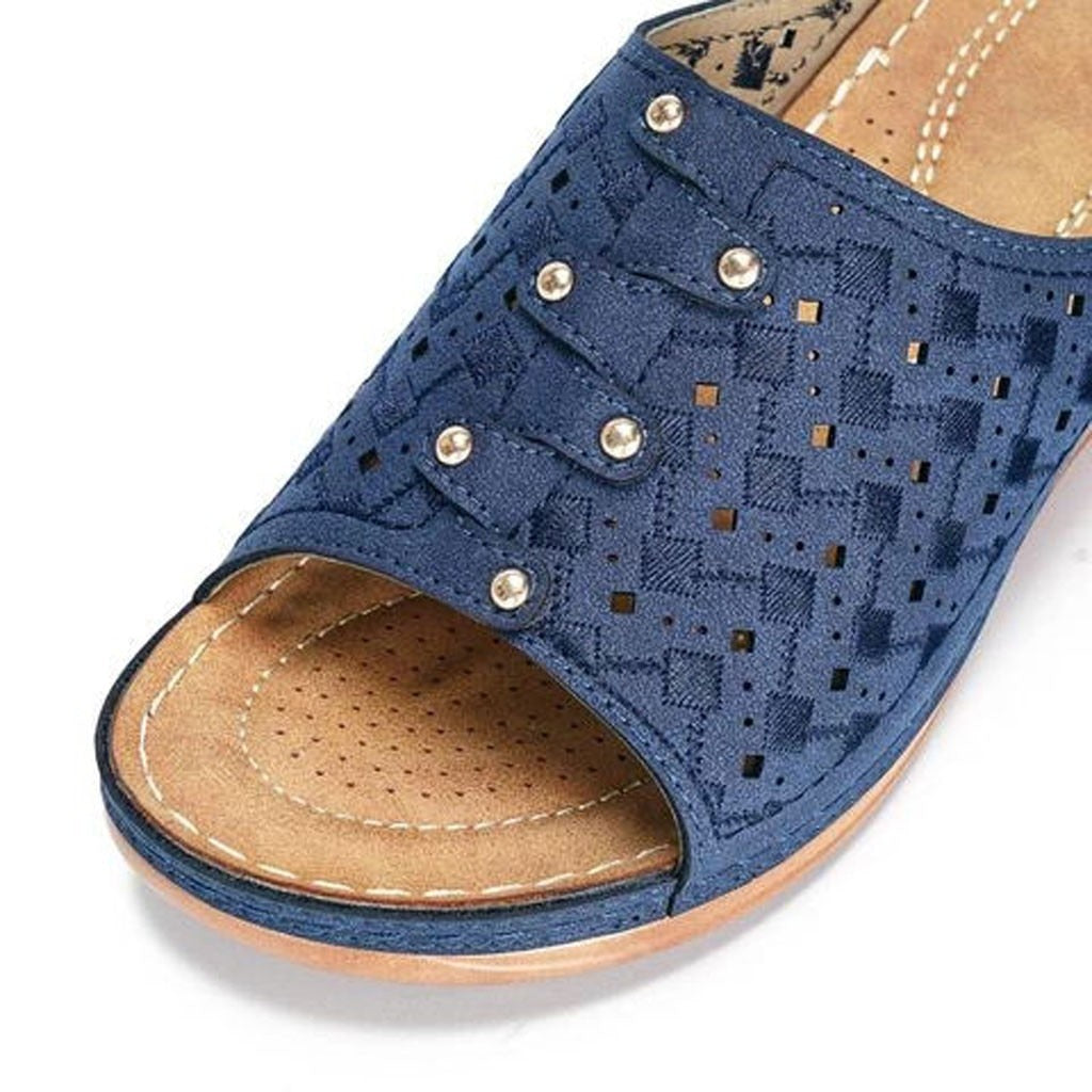 Orthopedic Summer Sandals for Women with Elevated Insole and Breathable Open Toe Design for Ultimate Comfort