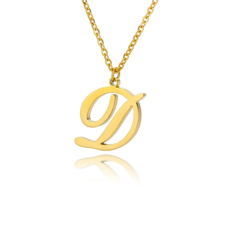 Personalized Gold Initial Necklace - Elegant Minimalist Gift for Women, Weddings &amp; Anniversaries