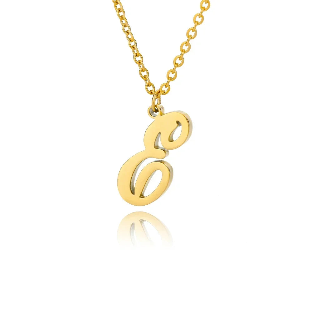 Personalized Gold Initial Necklace - Elegant Minimalist Gift for Women, Weddings &amp; Anniversaries