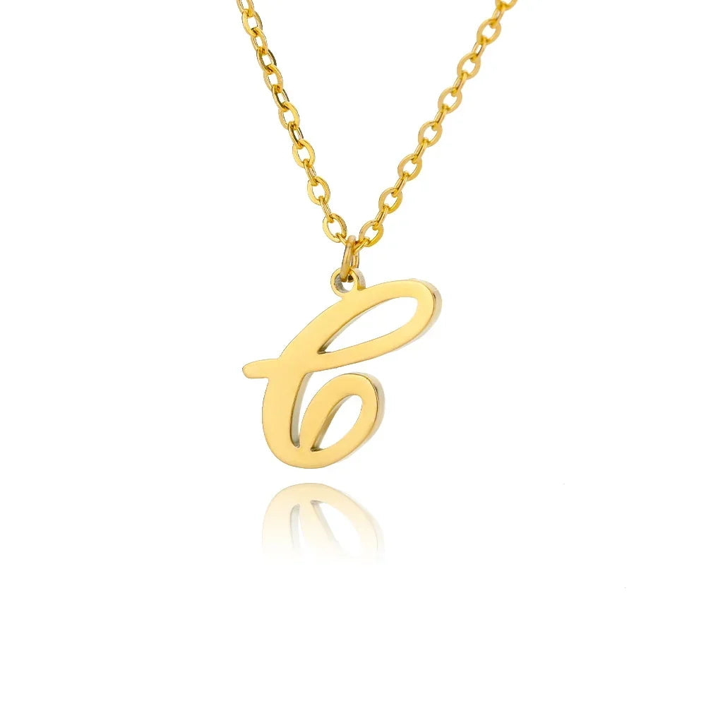 Personalized Gold Initial Necklace - Elegant Minimalist Gift for Women, Weddings &amp; Anniversaries