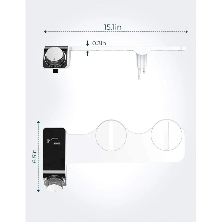 Bidet Toilet Seat Attachment Dual Nozzle Self Cleaning Non Electric Fall 2026 Home Upgrade