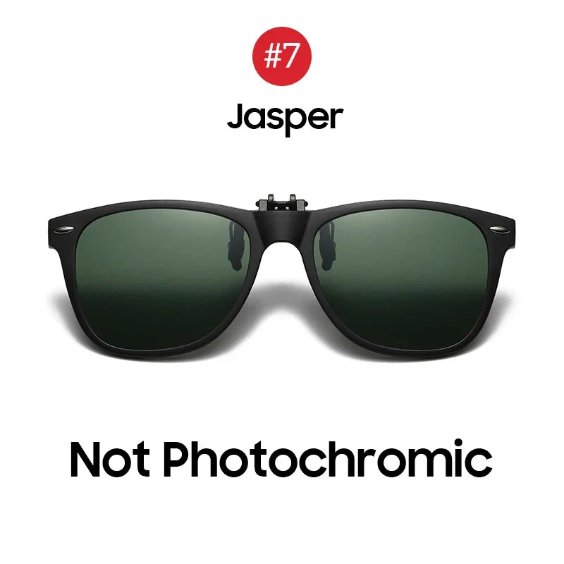Photochromic Sunglasses Flip-Up Clip-On Polarized Lenses for Driving Summer 2026 Trend Gift Idea