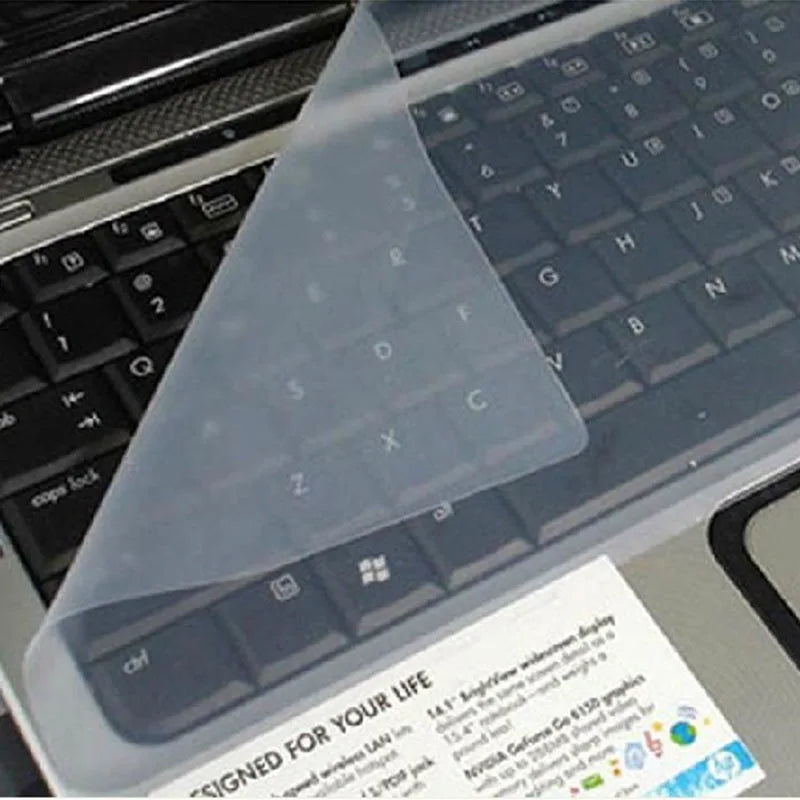Waterproof Silicone Keyboard Cover Dustproof Protective Film for Laptops &amp; Accessories