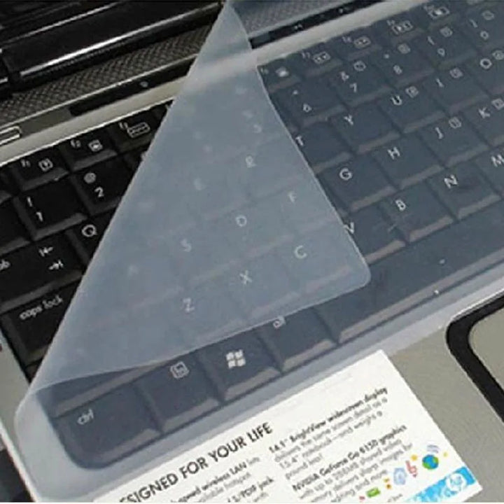 Waterproof Silicone Keyboard Cover Dustproof Protective Film for Laptops &amp; Accessories