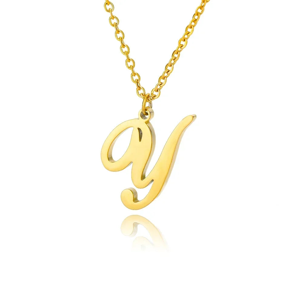 Personalized Gold Initial Necklace - Elegant Minimalist Gift for Women, Weddings &amp; Anniversaries