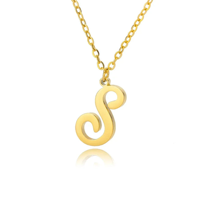 Personalized Gold Initial Necklace - Elegant Minimalist Gift for Women, Weddings &amp; Anniversaries