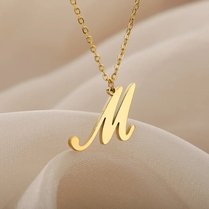 Personalized Gold Initial Necklace - Elegant Minimalist Gift for Women, Weddings &amp; Anniversaries