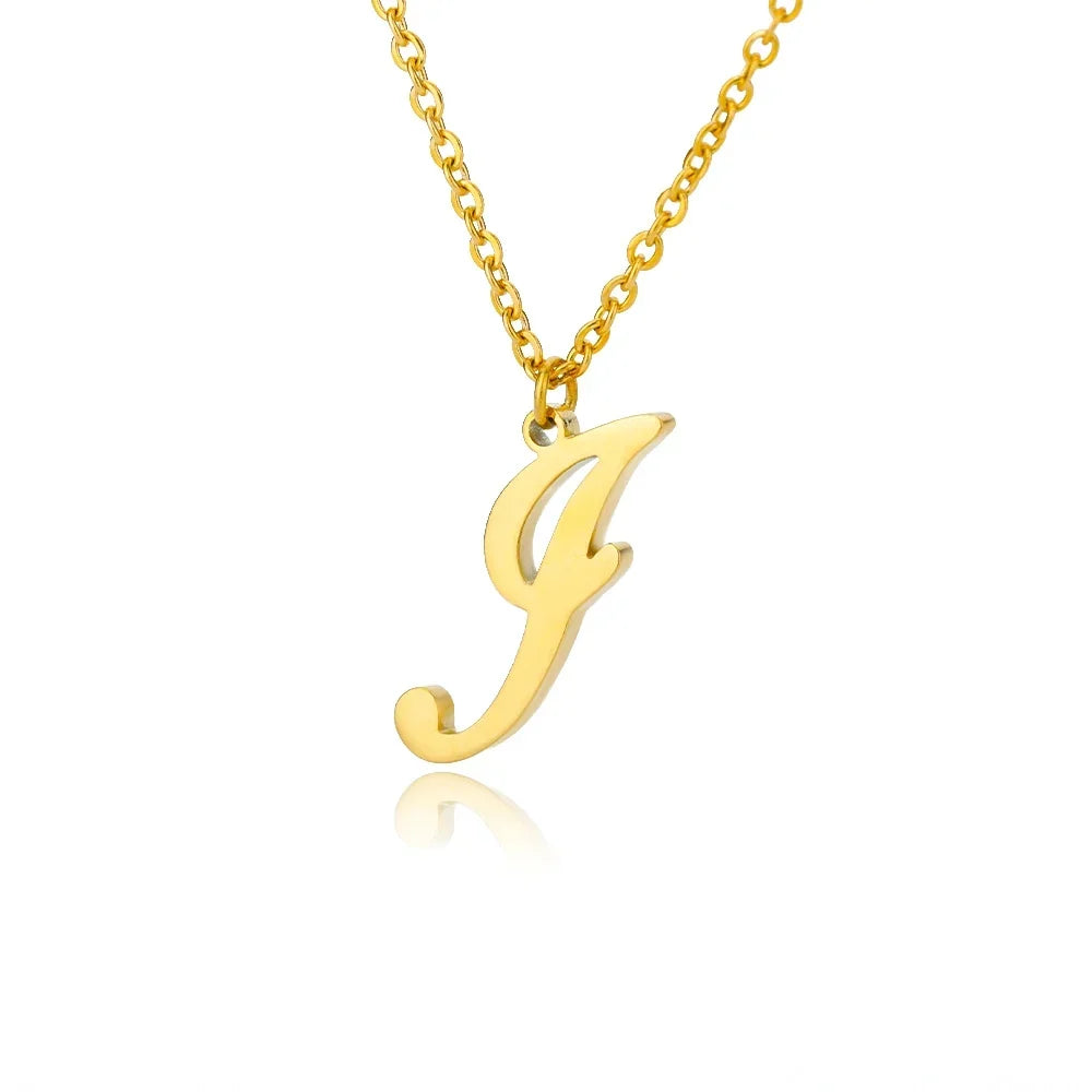 Personalized Gold Initial Necklace - Elegant Minimalist Gift for Women, Weddings &amp; Anniversaries