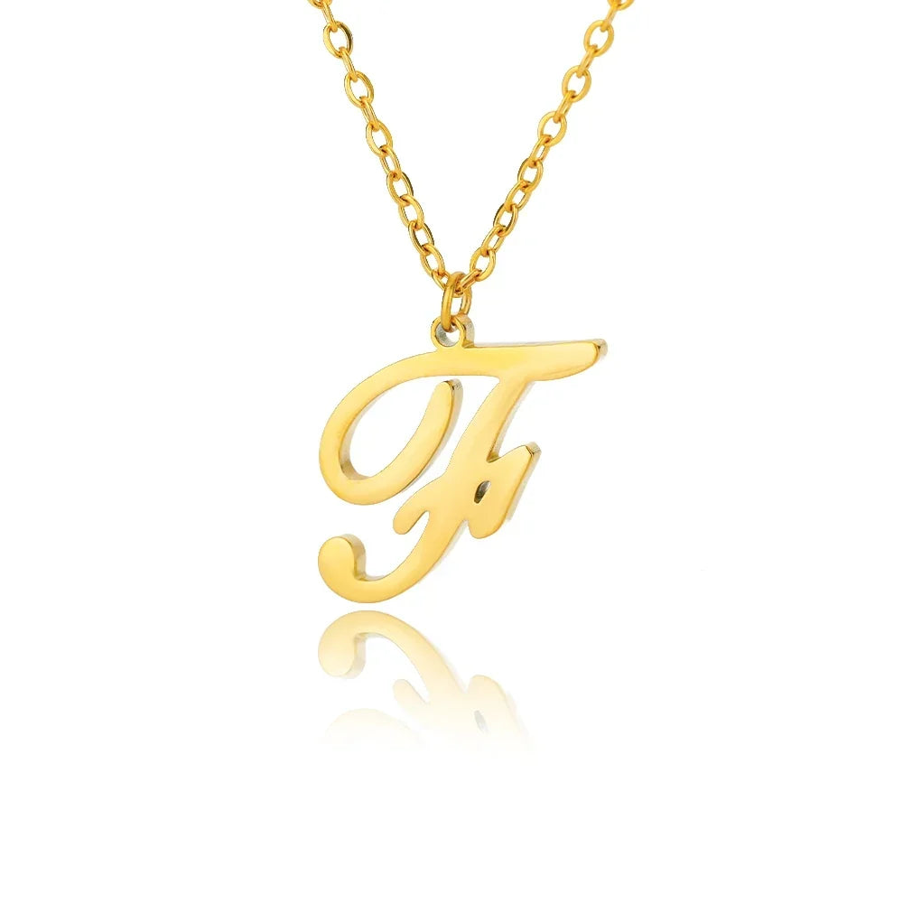 Personalized Gold Initial Necklace - Elegant Minimalist Gift for Women, Weddings &amp; Anniversaries