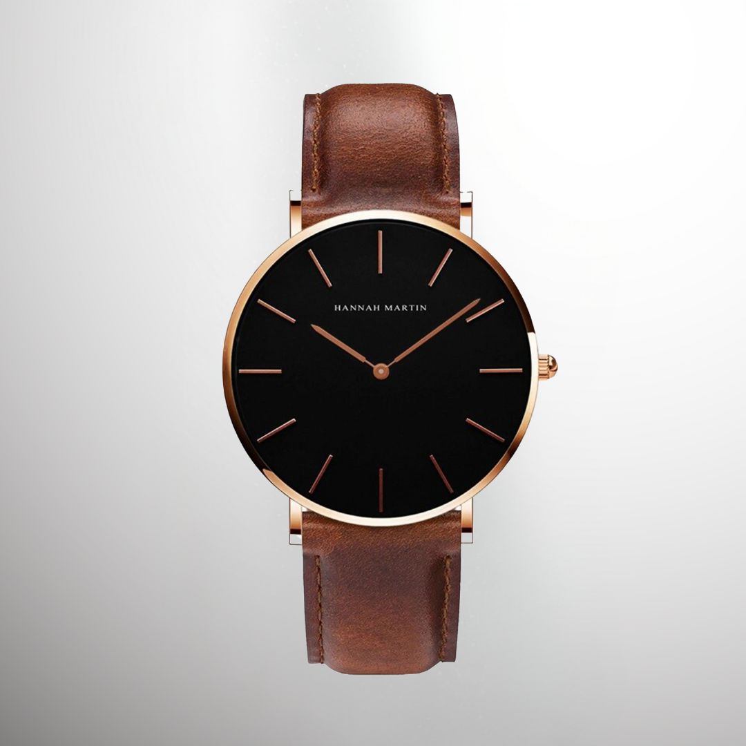 Sophisticated men’s watch – classic design, stainless steel, for all occasions