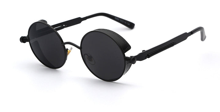Premium men’s sunglasses – retro round design, acetate, for stylish occasions