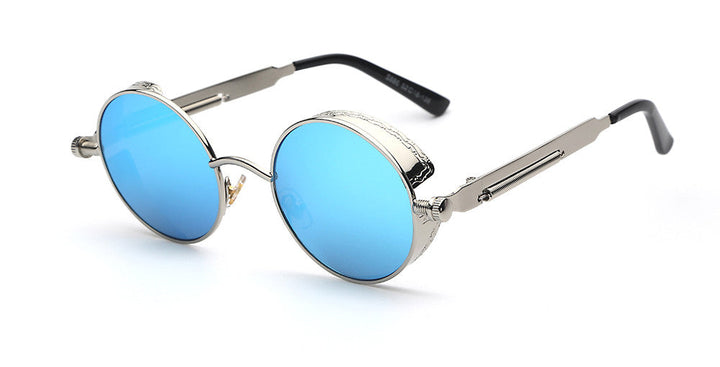 Premium men’s sunglasses – retro round design, acetate, for stylish occasions
