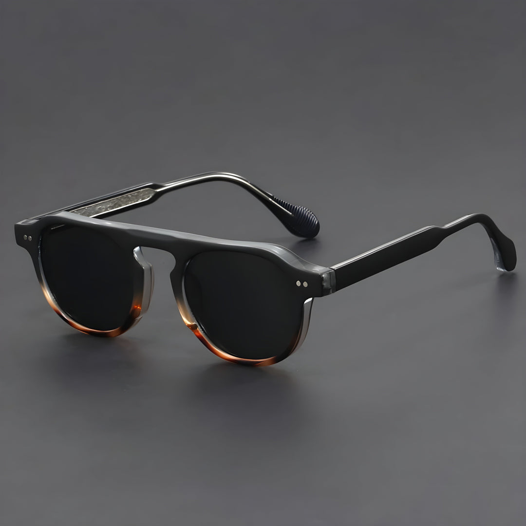 Lightweight men’s sunglasses – retro design, durable material, for every occasion