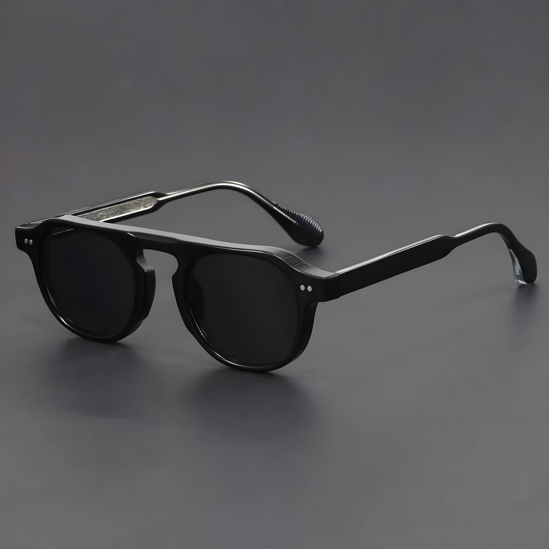 Lightweight men’s sunglasses – retro design, durable material, for every occasion