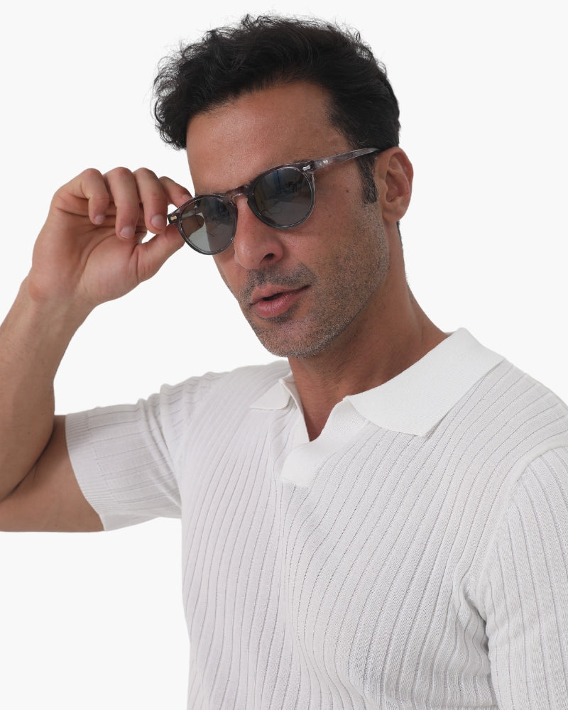 Lightweight men’s polarized sunglasses – modern design, UV400 protection, for casual and sports activities