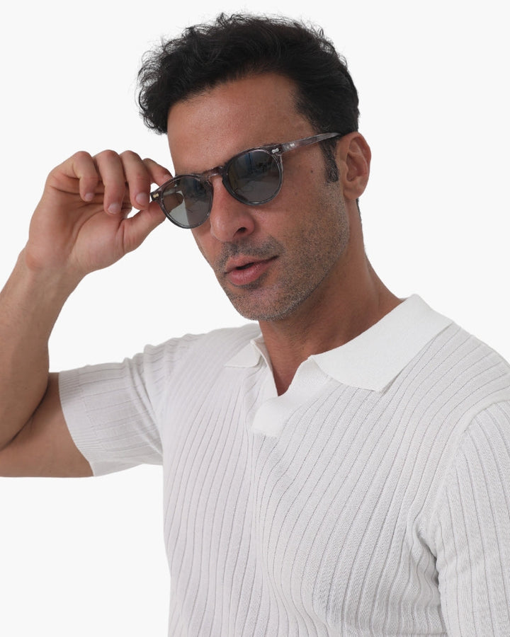 Lightweight men’s polarized sunglasses – modern design, UV400 protection, for casual and sports activities
