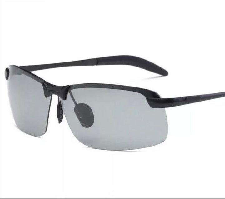 Lightweight unisex polarized sunglasses – flexible design, metal frame, for day and night