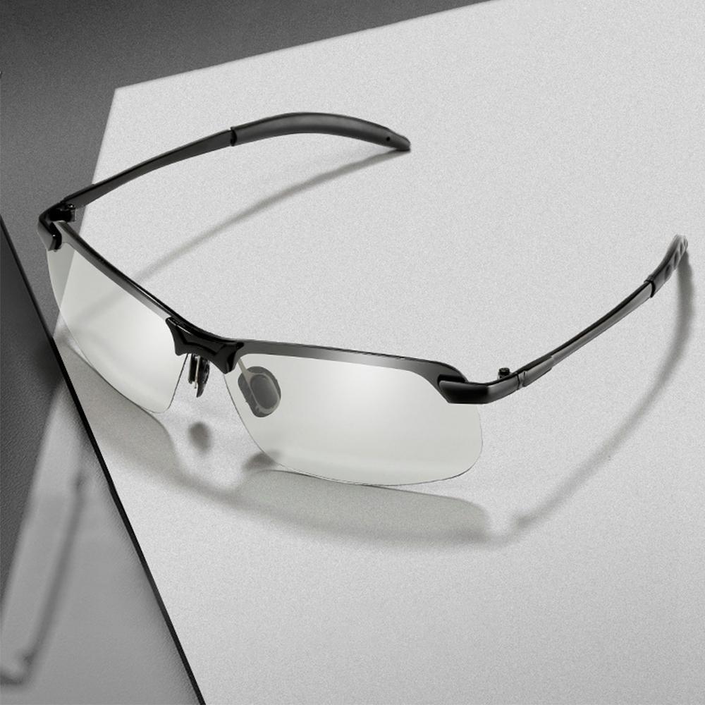 Lightweight unisex polarized sunglasses – flexible design, metal frame, for day and night