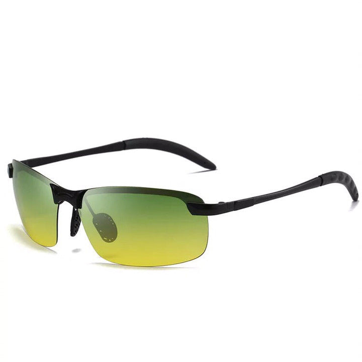 Lightweight unisex polarized sunglasses – flexible design, metal frame, for day and night