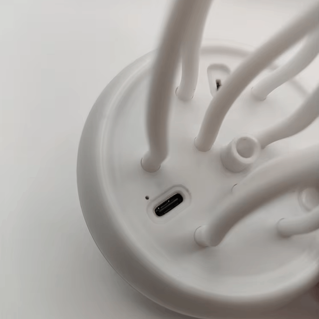 LED Jellyfish Lamp – colour-Changing RGB Voice-Activated Night Light
