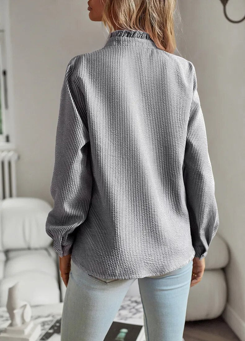 Airy Loose Fit Blouse for Women in Soft Breathable Fabric - Stylish Summer Top Available in Multiple Colors