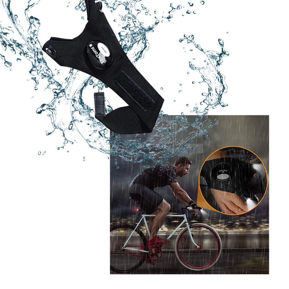 LED Gloves With Waterproof Lights - Battery Powered, Comfortable for Camping and Repairs