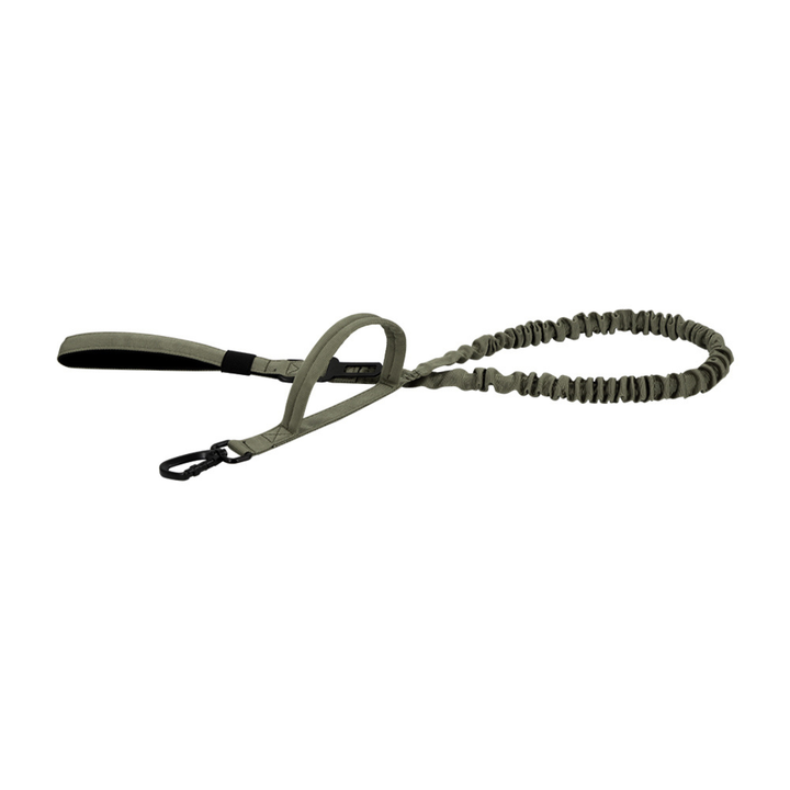 Dog Leash Tactical Fall 2025 Double-Handle Padded Bungee Center 69-Inch Extendable With Seatbelt Attachment