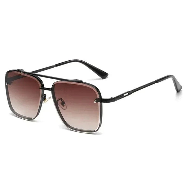 Lightweight men’s square aviator sunglasses – UV400 protection, for everyday wear
