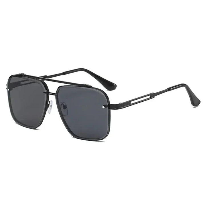 Lightweight men’s square aviator sunglasses – UV400 protection, for everyday wear