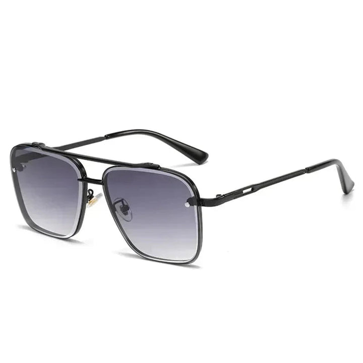 Lightweight men’s square aviator sunglasses – UV400 protection, for everyday wear