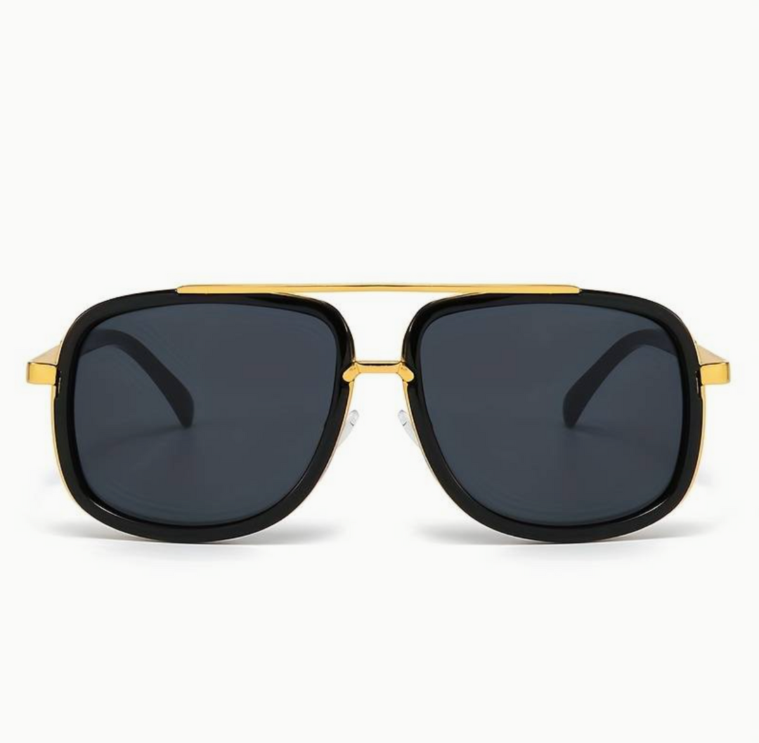 Lightweight unisex sunglasses – modern square frame, UV400 protection, for travel and leisure